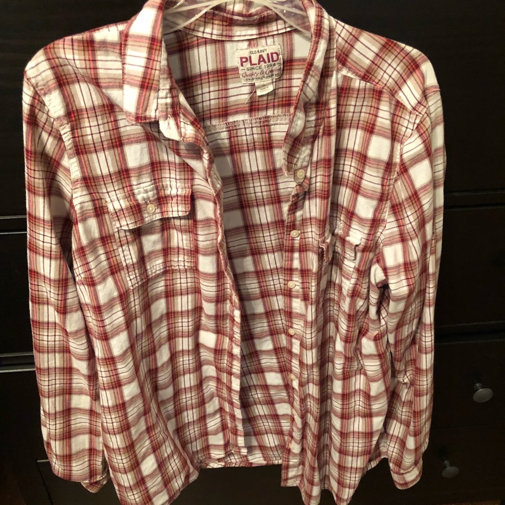 Old Navy Plaid button down